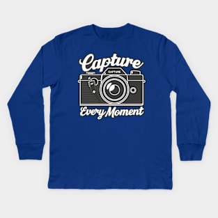 Cameraman Kids Long Sleeve T-Shirt